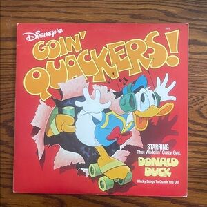 Disney Goin' Quackers Vinyl Record Introducing LP 2513